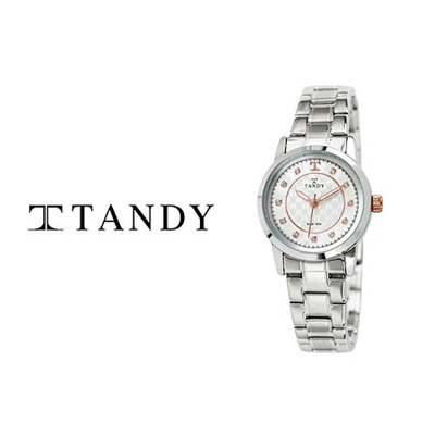 [TANDY] 탠디 시그니쳐 럭셔리 커플 메탈 손목시계(스와로브스키 식입) T-3914 로즈골드 여자