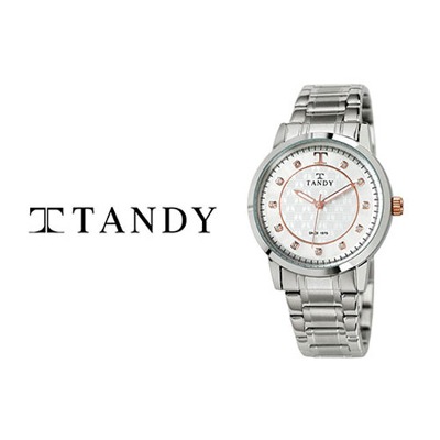 [TANDY] 탠디 시그니쳐 럭셔리 커플 메탈 손목시계(스와로브스키 식입) T-3914 로즈골드 남자